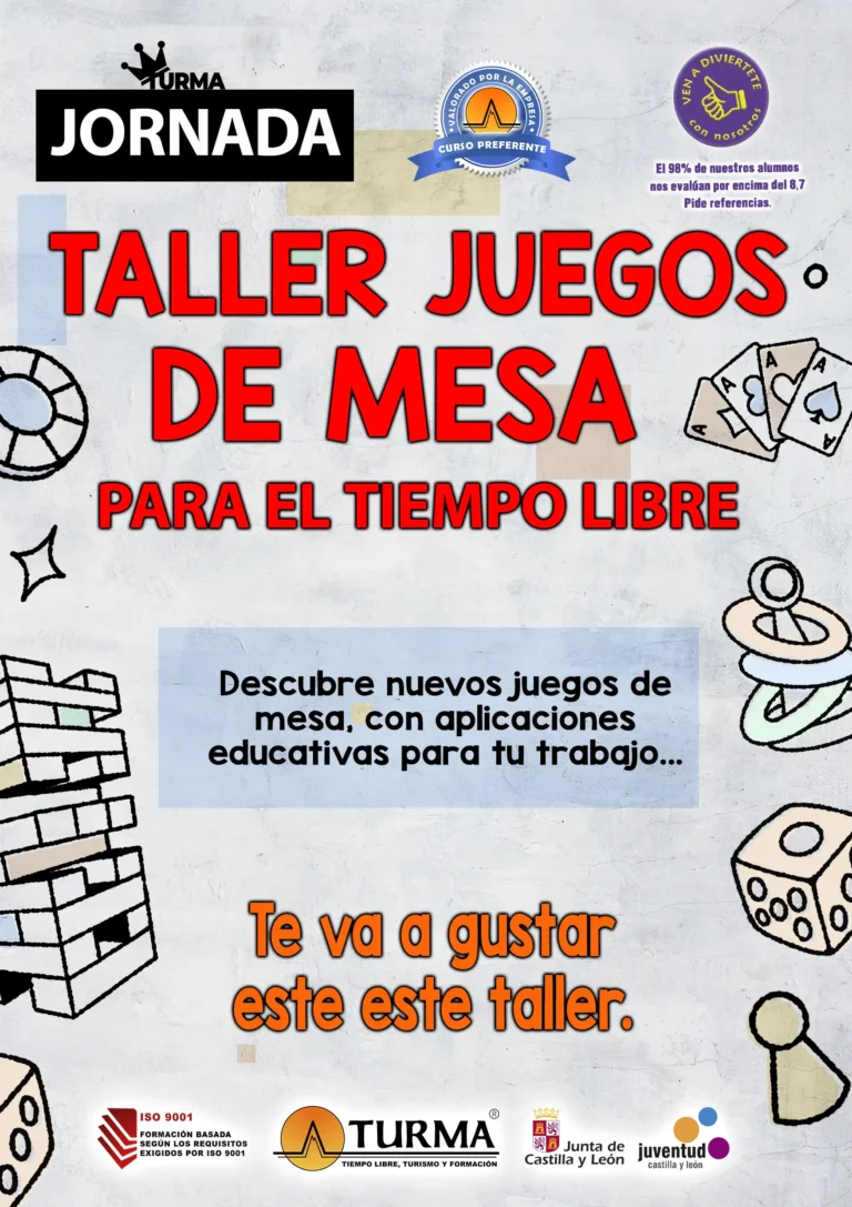 TALLER JUEGOS DE MESA Como recurso lúdico