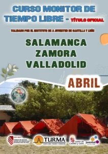 CARTEL CURSOS MONITOR DE TIEMPO LIBRE