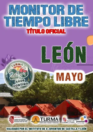 CARTEL CURSO MONITOR MAYO LEÓN